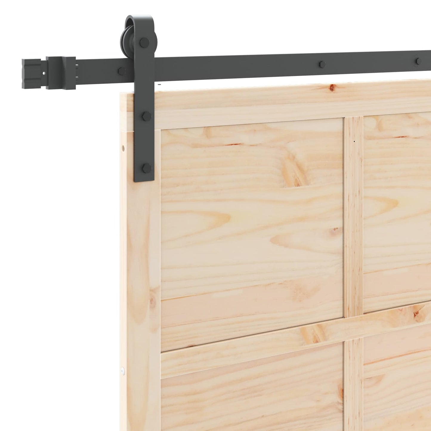 Sliding Door Natural 80 x 208 cm Solid Pine Wood