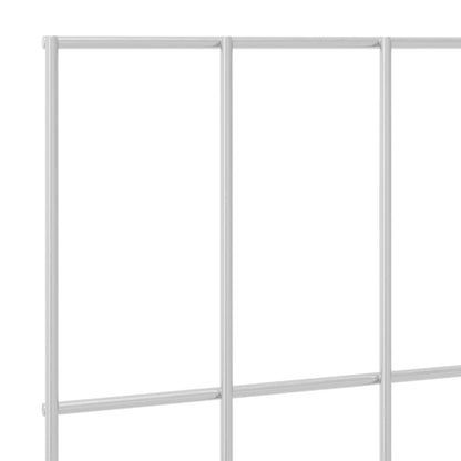 Garden Fence with Stakes 48 pcs 75 x 50 cm Mesh Silver