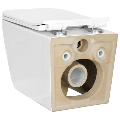 Wall-hung Toilet Ceramic White