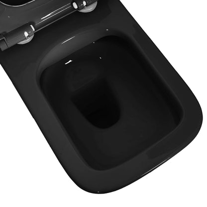 Wall-hung Toilet Ceramic Black