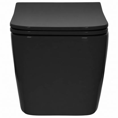 Wall-hung Toilet Ceramic Black