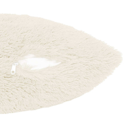 Cushion with Pillow HEERLEN 6 pcs White PV Fleece