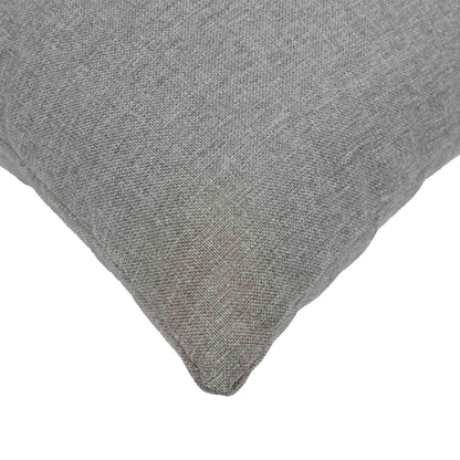 Cushion with Pillow HEERLEN 12 pcs Cloud Grey Fabric