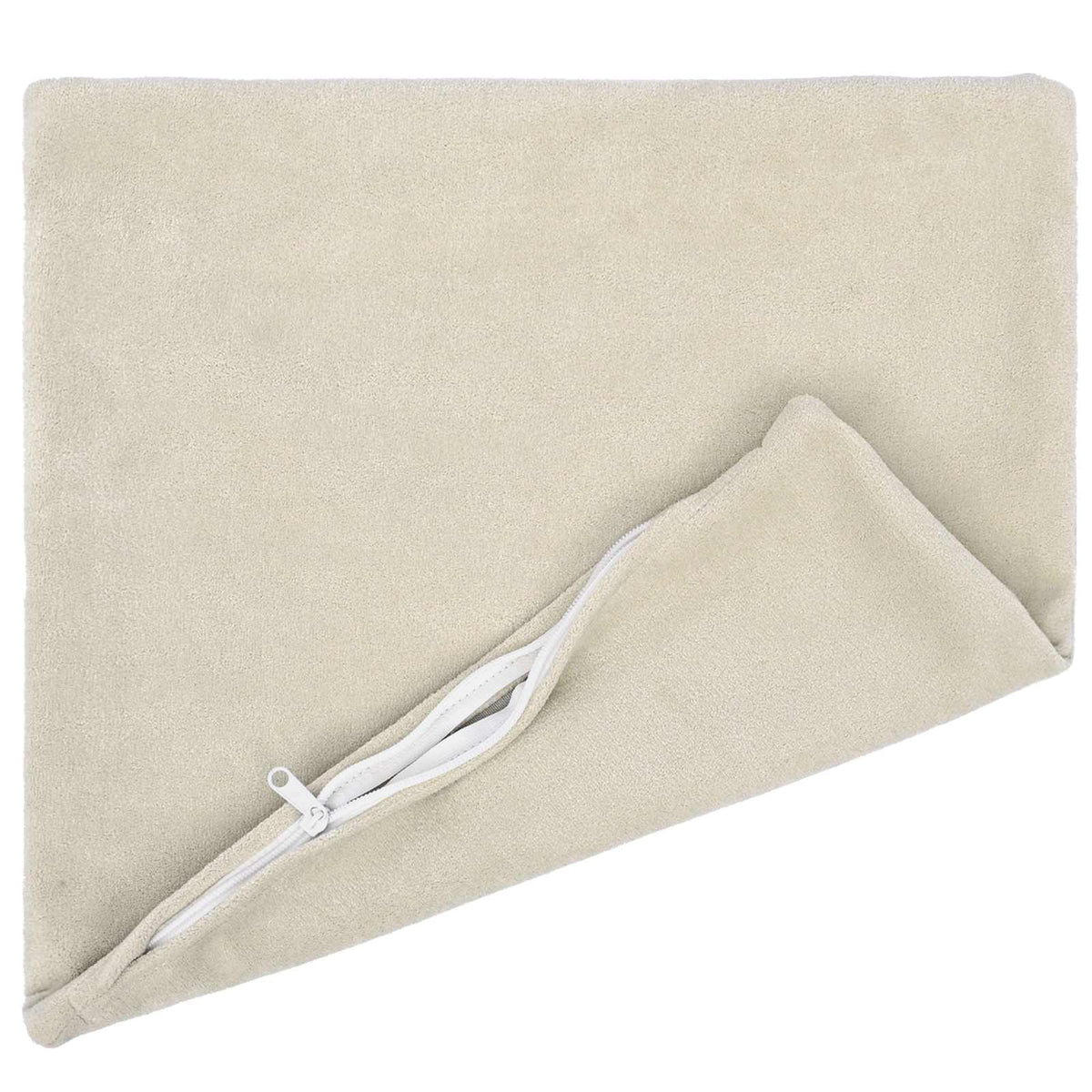 Cushion with Pillow HEERLEN 12 pcs Cream Microfiber Fleece