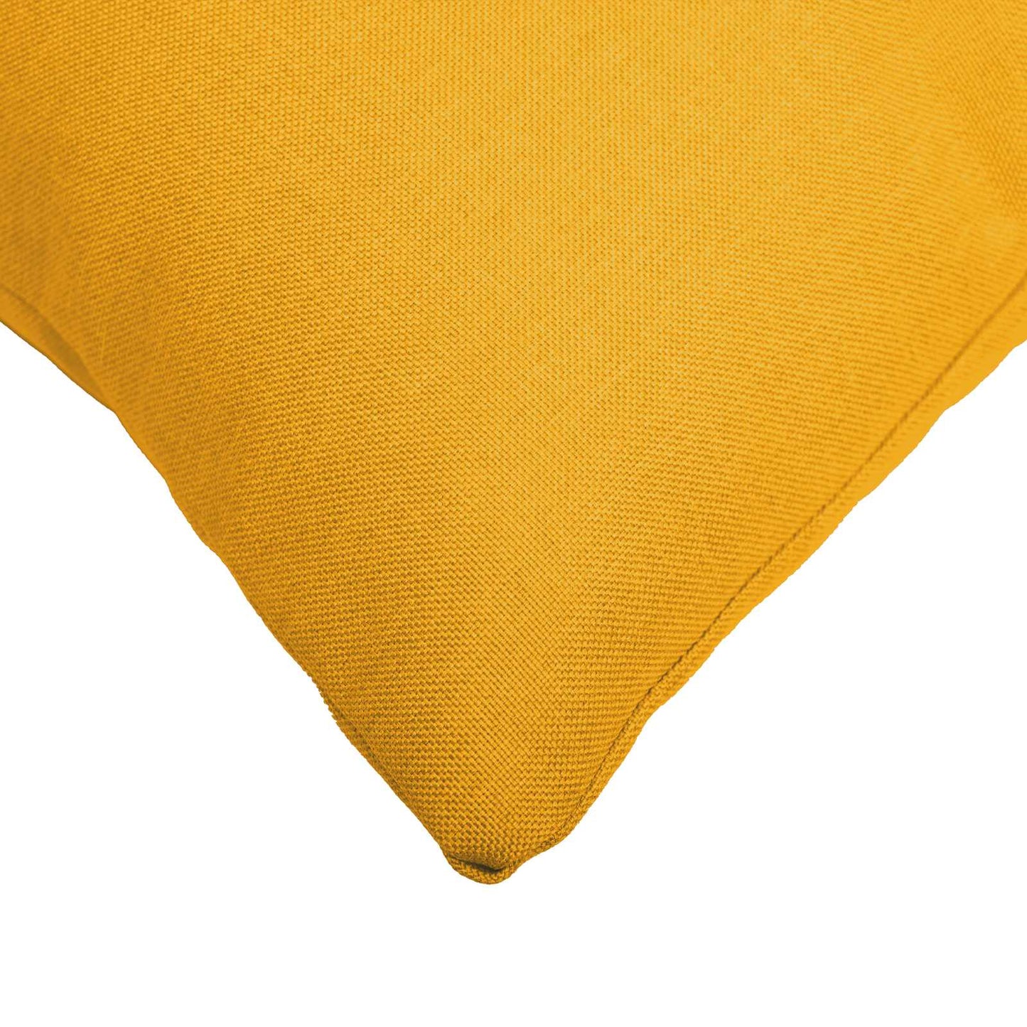 Cushion with Pillow HEERLEN 6 pcs Light Yellow Fabric