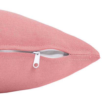Cushion with Pillow HEERLEN 6 pcs Pink Fabric