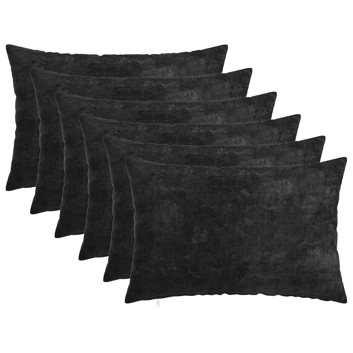 Throw Pillow 6 pcs HEERLEN Anthracite 40 x 60 cm