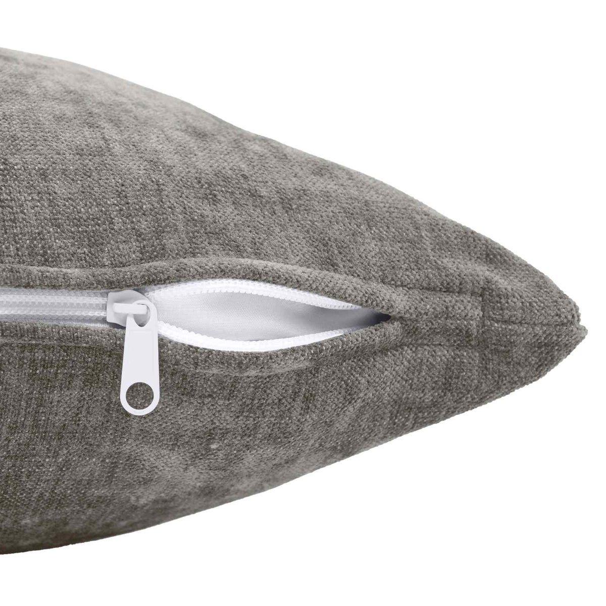 Throw Pillow 6 pcs HEERLEN Dark Grey 40 x 60 cm Chenille Fabric