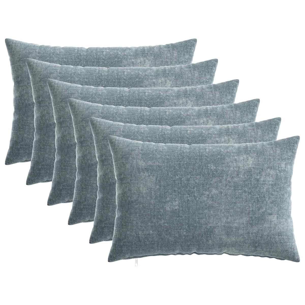 Throw Pillow 6 pcs HEERLEN Light Blue 40 x 60 cm