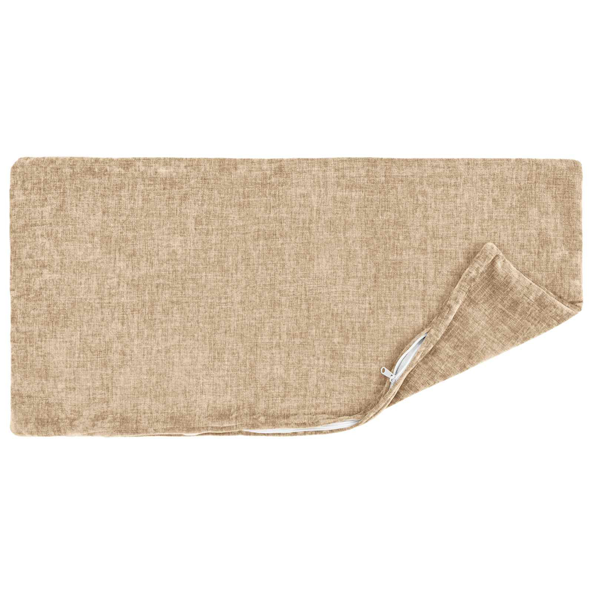 Throw Pillow 6 pcs HEERLEN Taupe 40 x 70 cm Chenille Fabric
