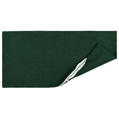 Cushion with Pillow HEERLEN 12 pcs Dark Green Fabric