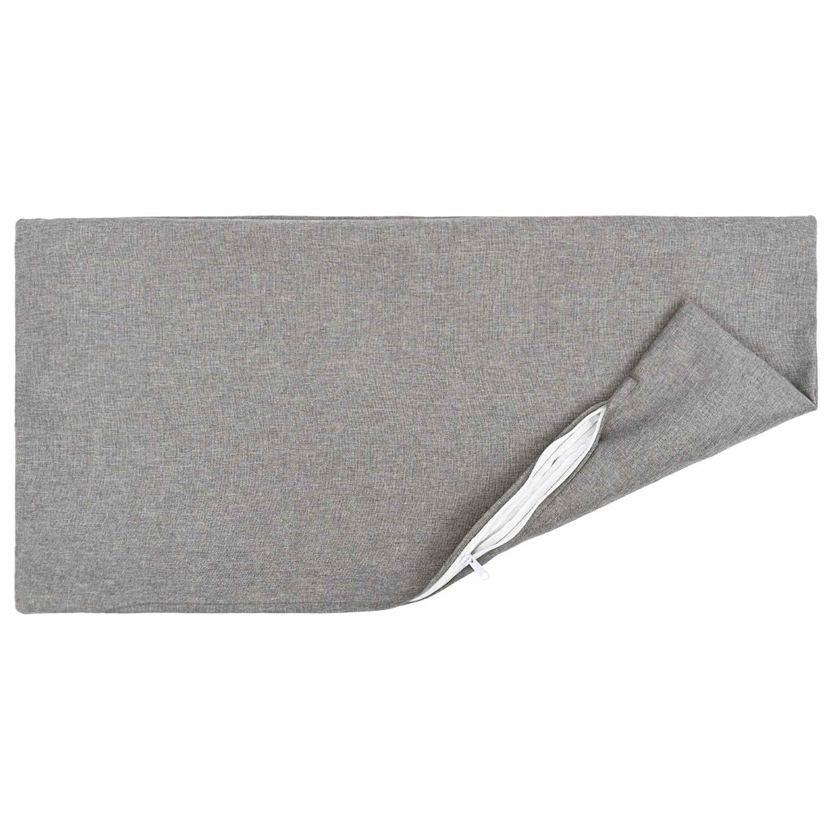 Cushion with Pillow HEERLEN 12 pcs Cloud Grey Fabric