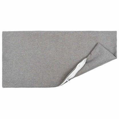 Cushion with Pillow HEERLEN 12 pcs Cloud Grey Fabric