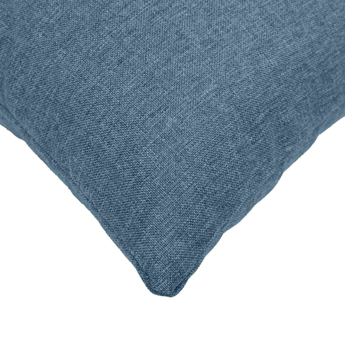 Cushion with Pillow HEERLEN 2 pcs Jeans Blue Fabric