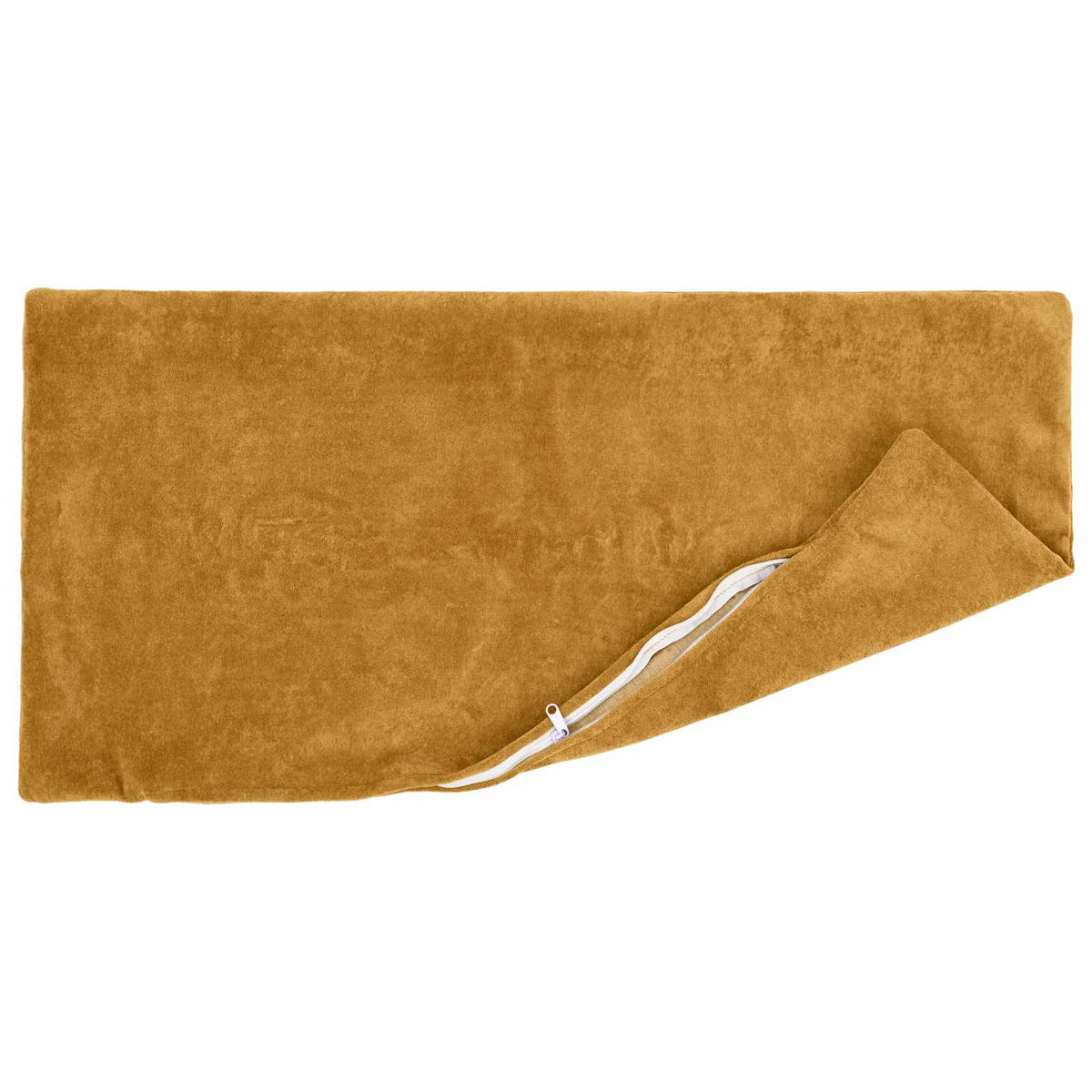 Cushion with Pillow HEERLEN 12 pcs Yellow Microfiber Fleece