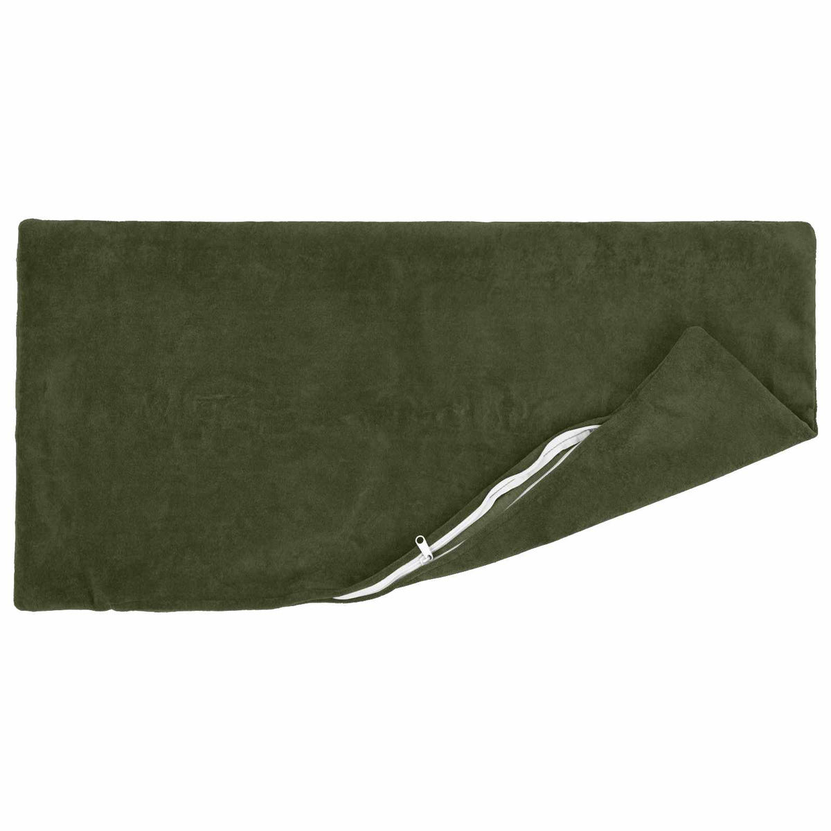 Cushion with Pillow HEERLEN 12 pcs Green Microfiber Fleece