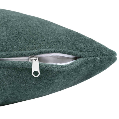 Cushion with Pillow HEERLEN 6 pcs Sea Blue Microfiber Fleece