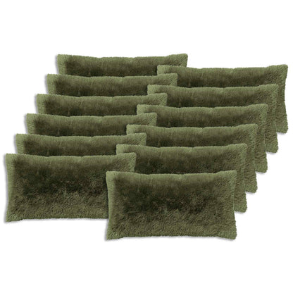 Cushion with Pillow HEERLEN 12 pcs Green PV Fleece