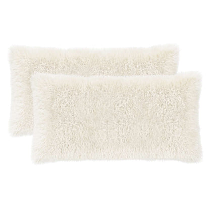 Cushion with Pillow HEERLEN 12 pcs White PV Fleece