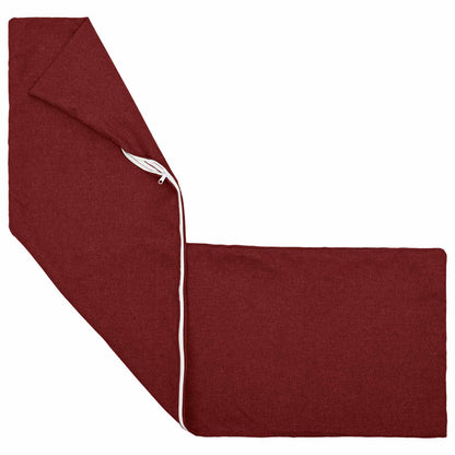 Throw Pillow 2 pcs HEERLEN Wine Red 40 x 145 cm Fabric