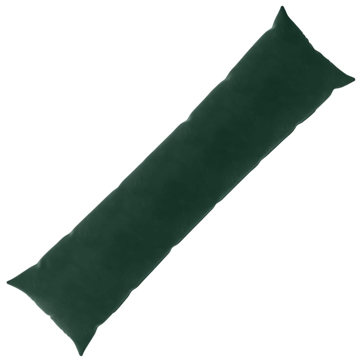 Cushion with Pillow HEERLEN Dark Green 40 x 145 cm Velvet