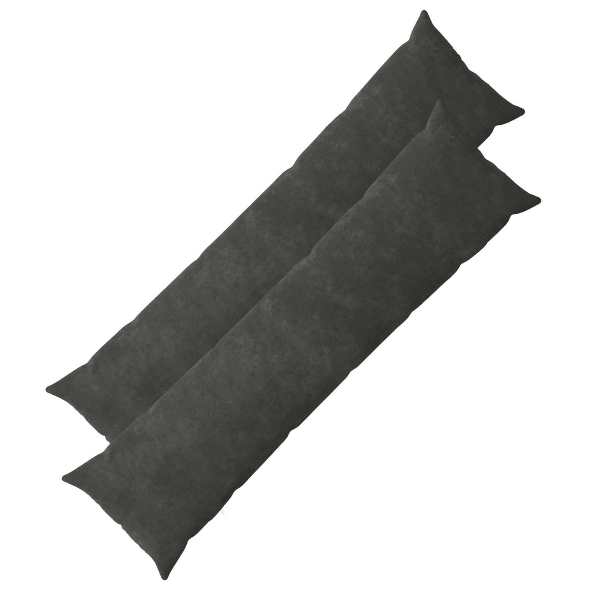 Cushion with Pillow HEERLEN 2 pcs Anthracite Microfiber Fleece