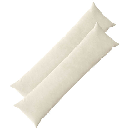 Cushion with Pillow HEERLEN 2 pcs Cream Microfiber Fleece