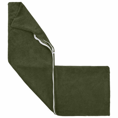 Throw Pillow 2 pcs HEERLEN Green 40 x 145 cm Microfiber Fleece