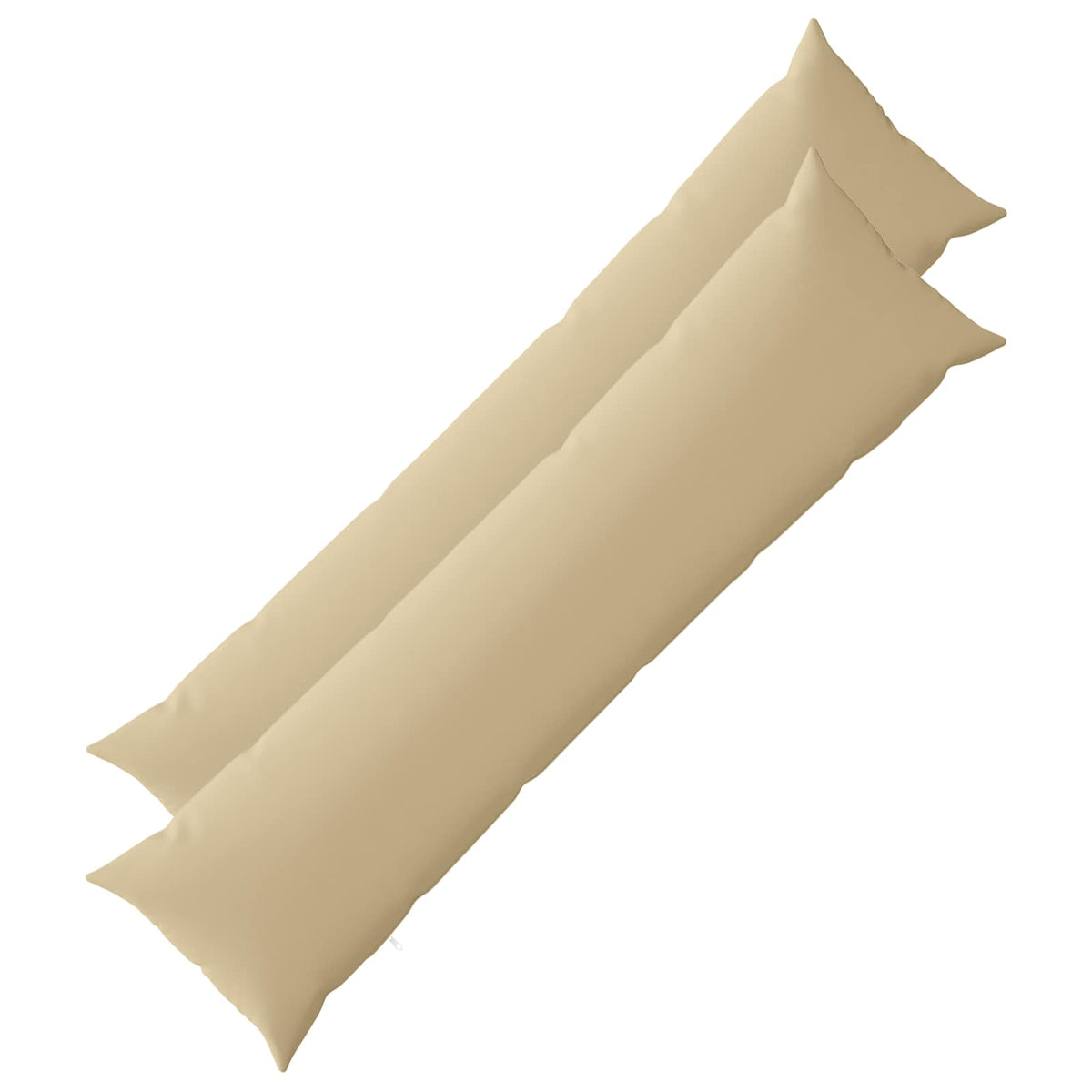 Throw Pillow 2 pcs HEERLEN Beige 40 x 145 cm Polyester