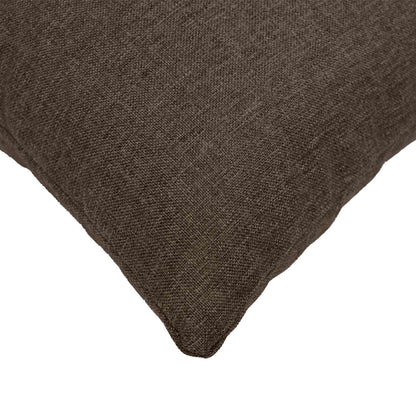 Cushion with Pillow HEERLEN 12 pcs Taupe Fabric