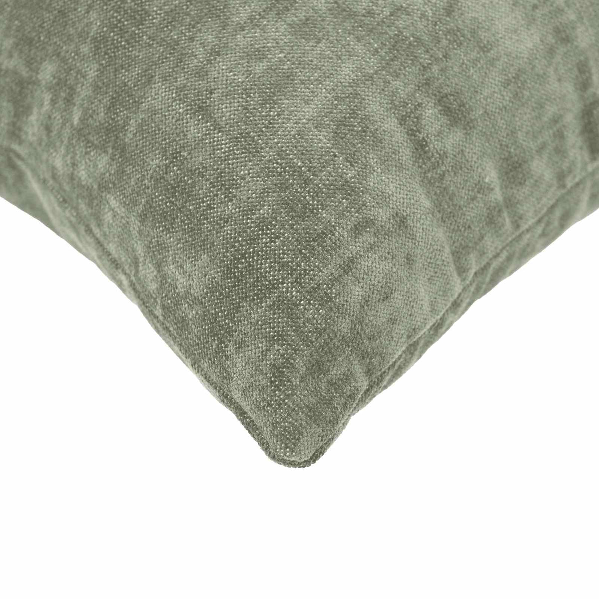 Throw Pillow 6 pcs HEERLEN Green 45 x 45 cm Chenille Fabric