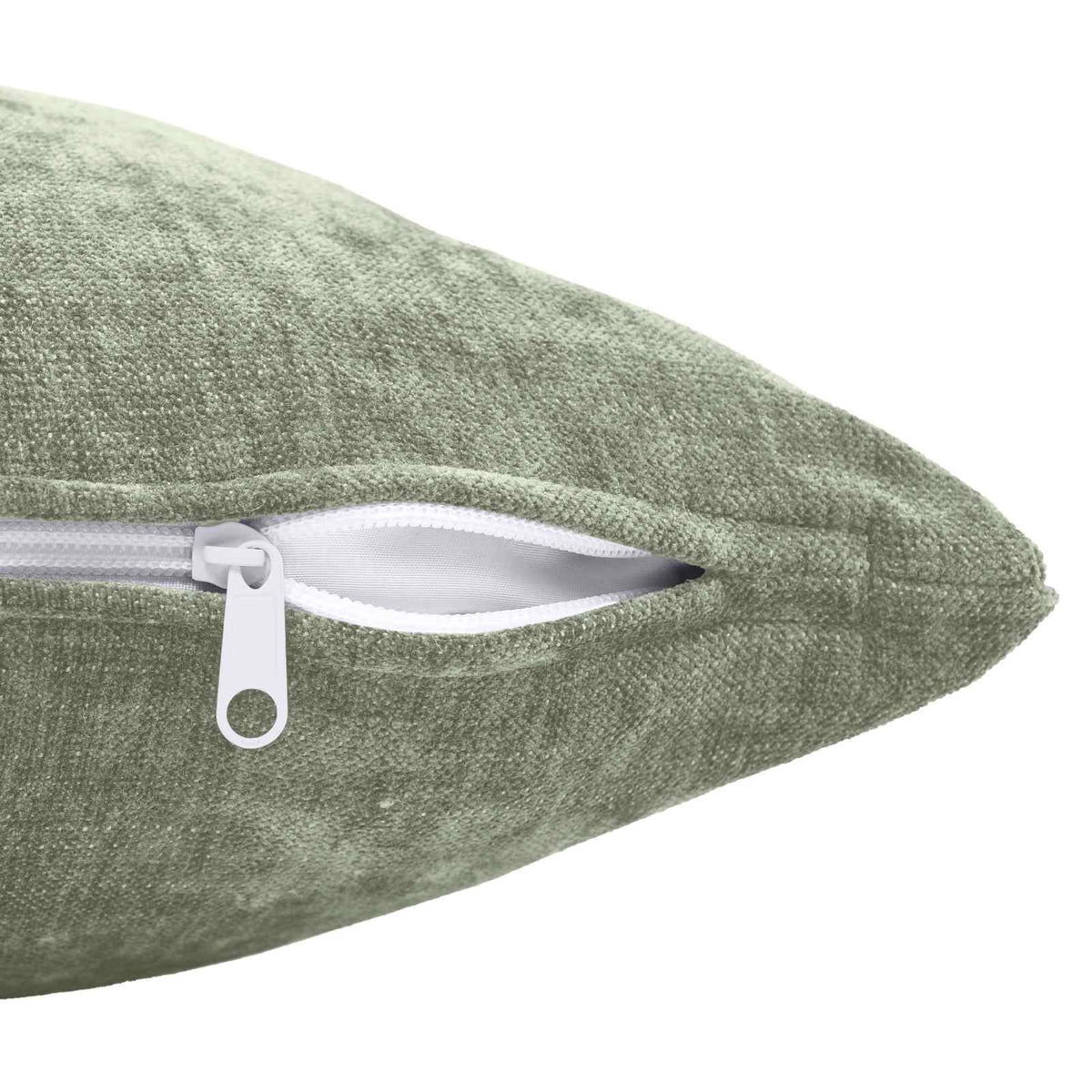 Throw Pillow 6 pcs HEERLEN Green 45 x 45 cm Chenille Fabric