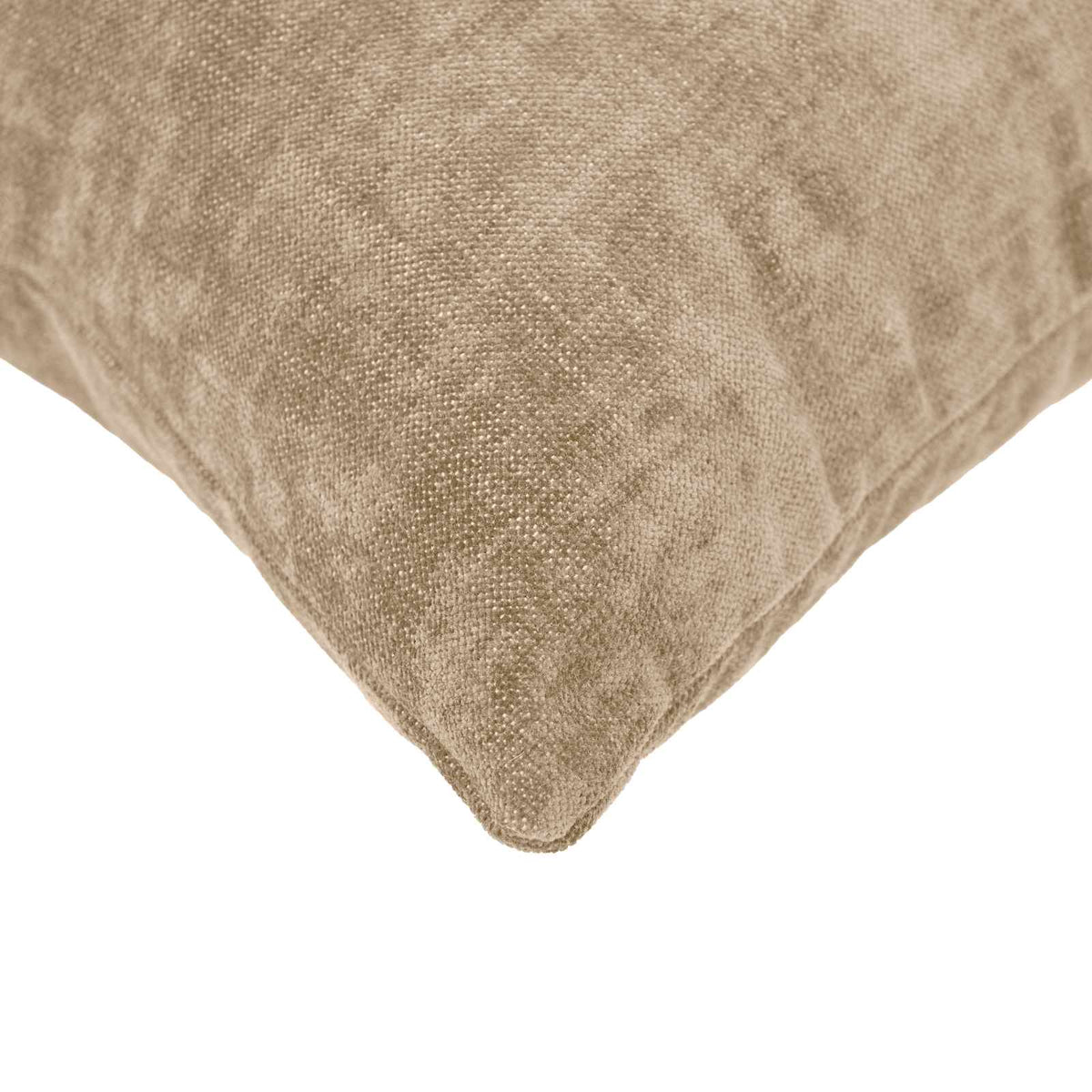Throw Pillow 12 pcs HEERLEN Taupe 45 x 45 cm Chenille Fabric