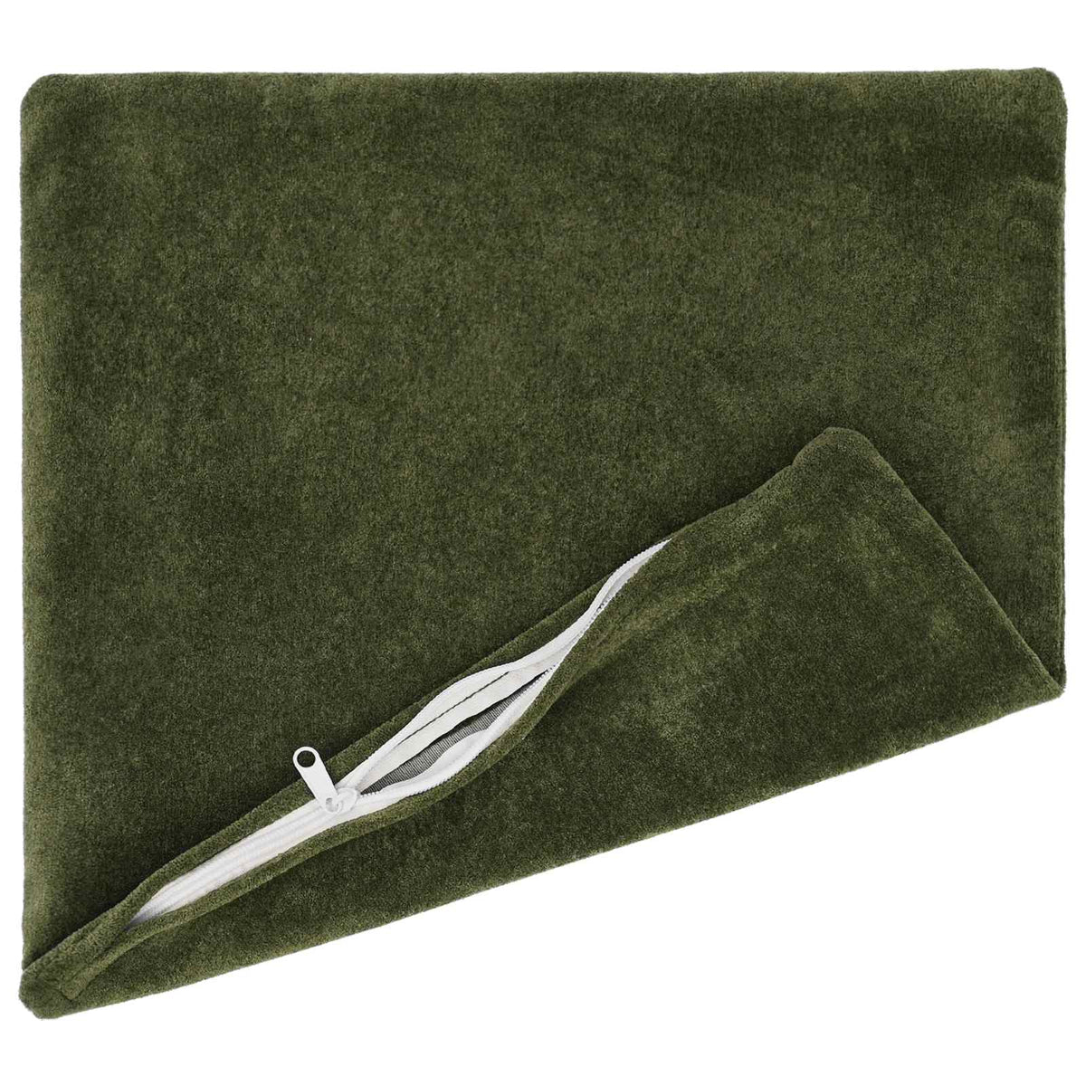Cushion with Pillow HEERLEN 6 pcs Green Microfiber Fleece