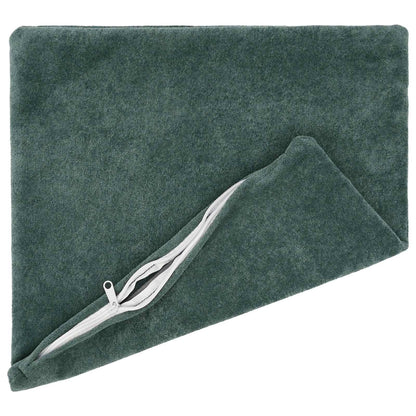 Cushion with Pillow HEERLEN 6 pcs Sea Blue Microfiber Fleece