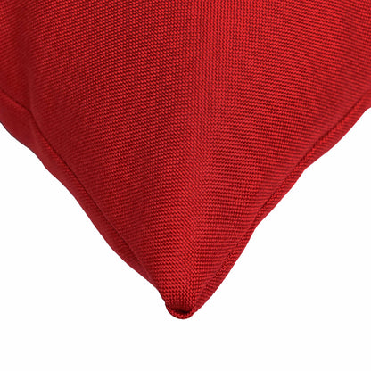 Cushion with Pillow HEERLEN 12 pcs Red Fabric