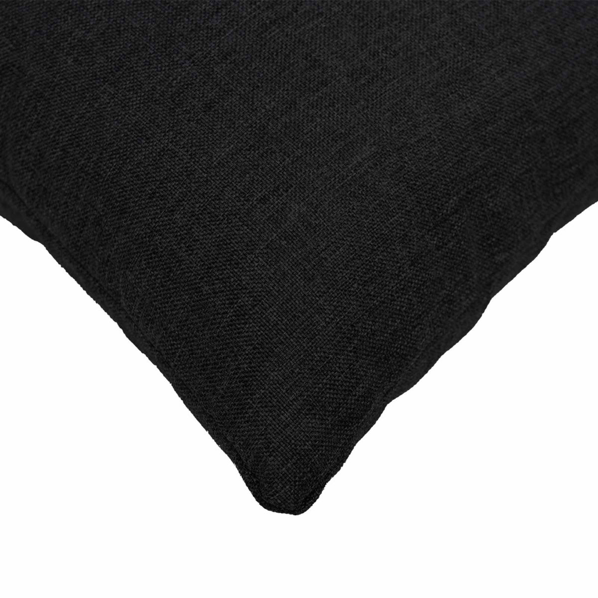 Throw Pillow 2 pcs HEERLEN Black 80 x 80 cm Fabric