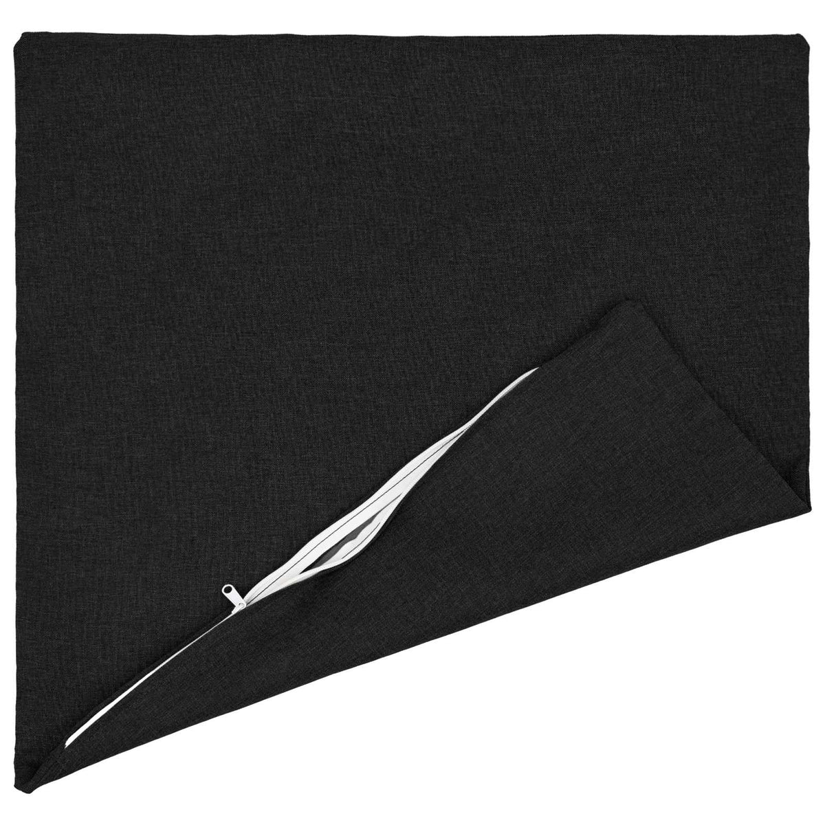 Throw Pillow 2 pcs HEERLEN Black 80 x 80 cm Fabric