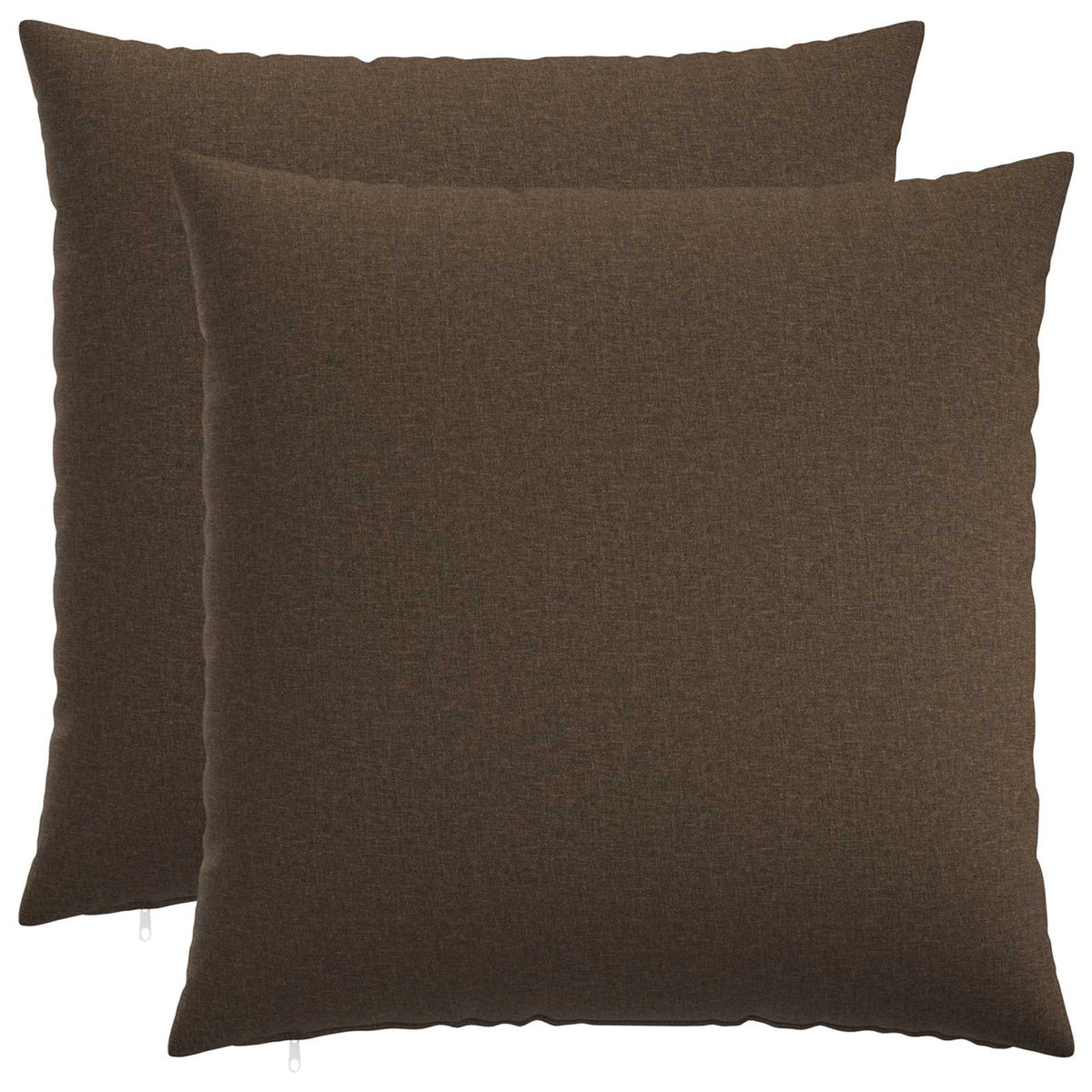 Throw Pillow 2 pcs HEERLEN Taupe 80 x 80 cm Fabric