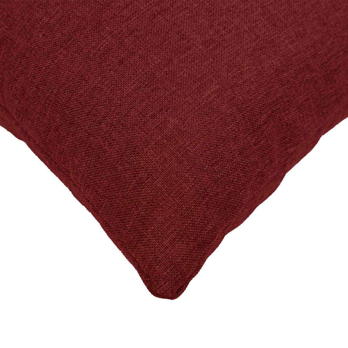 Throw Pillow 2 pcs HEERLEN Wine Red 80 x 80 cm Fabric