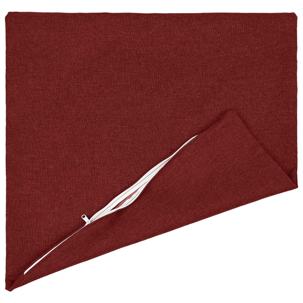 Throw Pillow 2 pcs HEERLEN Wine Red 80 x 80 cm Fabric