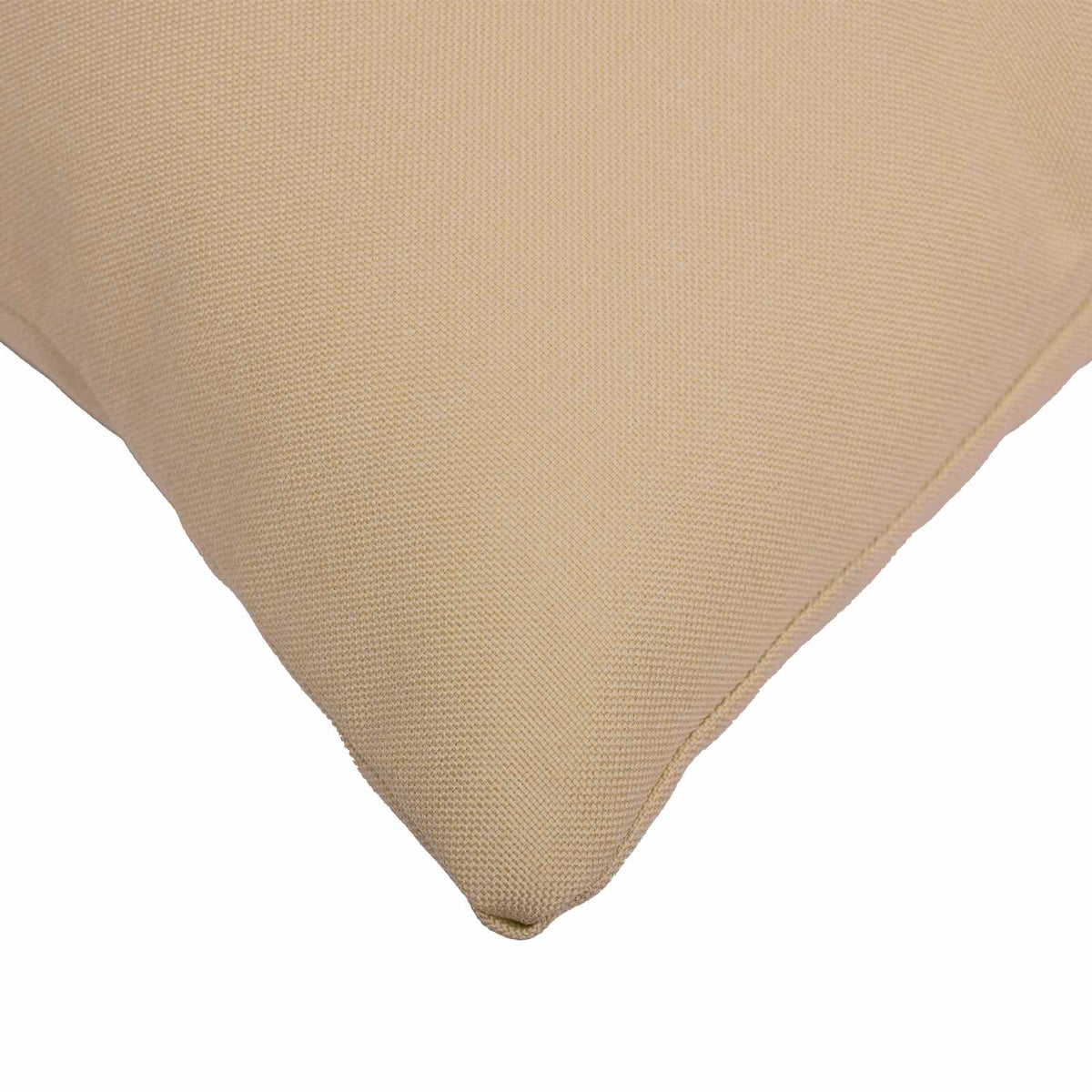 Throw Pillow 2 pcs HEERLEN Cream 80 x 80 cm Fabric