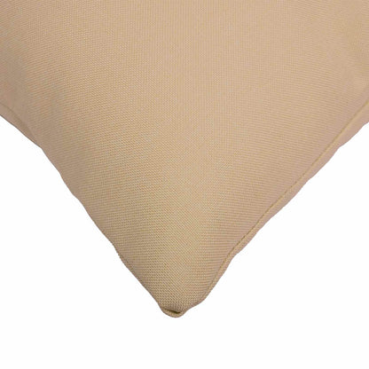 Throw Pillow 2 pcs HEERLEN Cream 80 x 80 cm Fabric