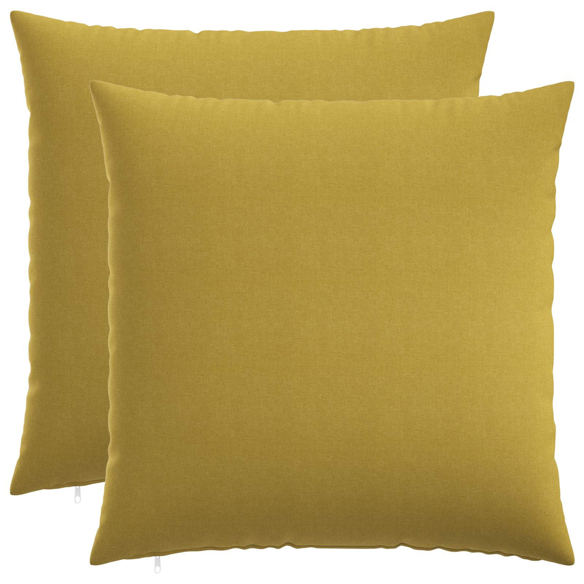 Throw Pillow 2 pcs HEERLEN Light Green 80 x 80 cm Fabric