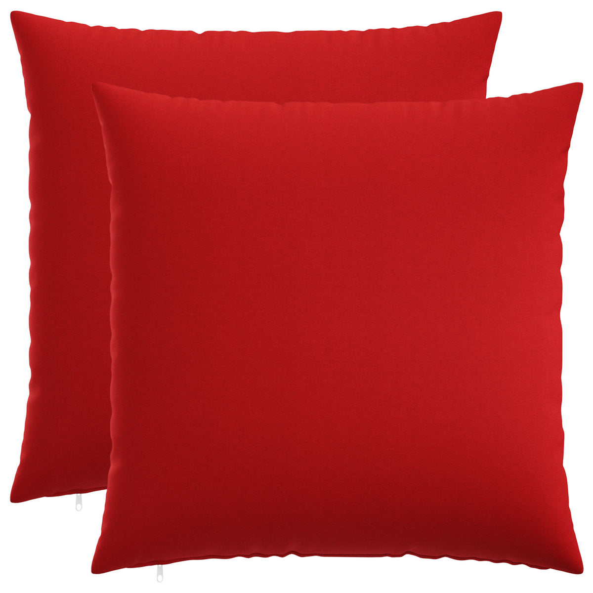 Throw Pillow 2 pcs HEERLEN Red 80 x 80 cm Fabric