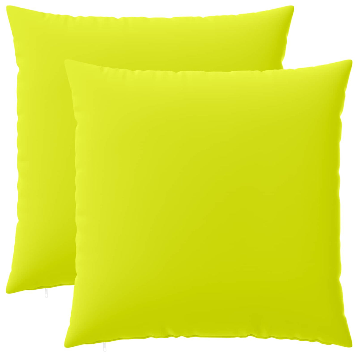 Throw Pillow 2 pcs HEERLEN Bright Green 80 x 80 cm Polyester