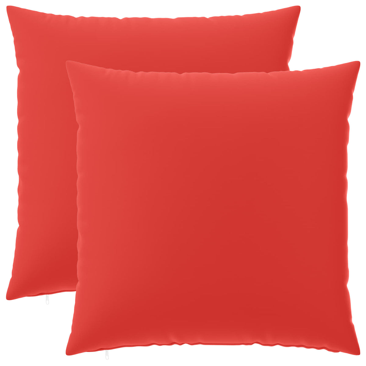 Cushion with Pillow HEERLEN 2 pcs Red Polyester