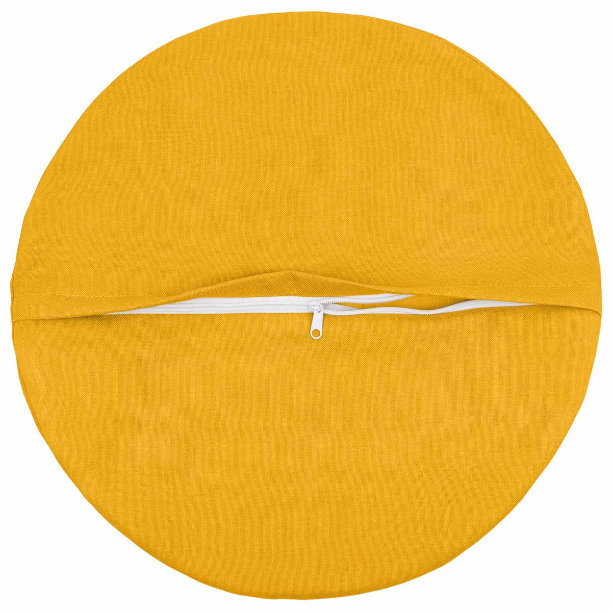 Cushion with Pillow HEERLEN 6 pcs Light Yellow Fabric
