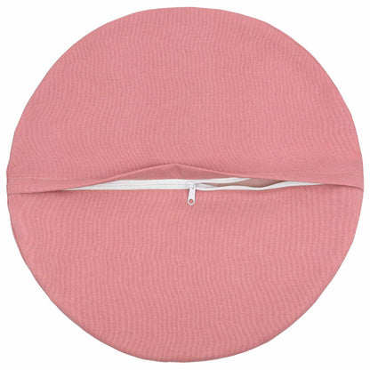 Cushion with Pillow HEERLEN 6 pcs Pink Fabric