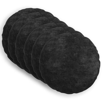 Throw Pillow 6 pcs HEERLEN Anthracite Dia. 50 cm
